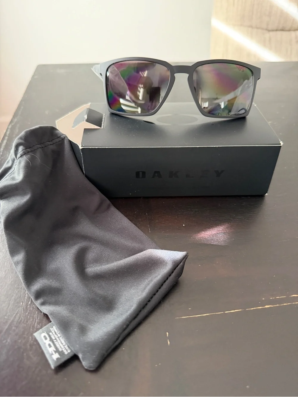 Oakley Exchange Sun PRIZM Polarized Sunglasses - Black Frame, Gray Lenses